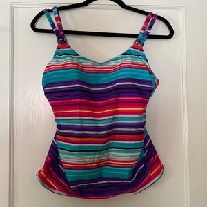 Croft & Barrow tankini swim top 12D
